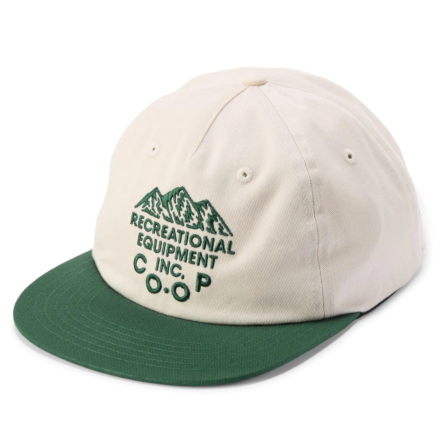 

Хлопковая бейсболка REI Co-op, Shell White/Mountain Badge
