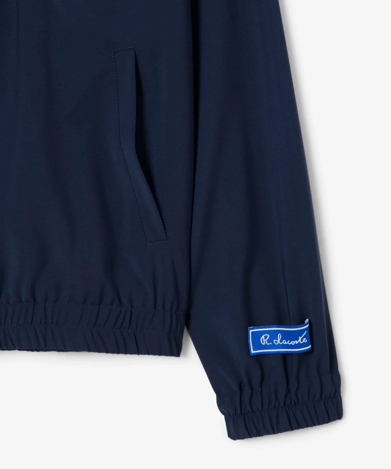 Фланелевая куртка на молнии из смесовой шерсти LACOSTE, Navy — фото 3