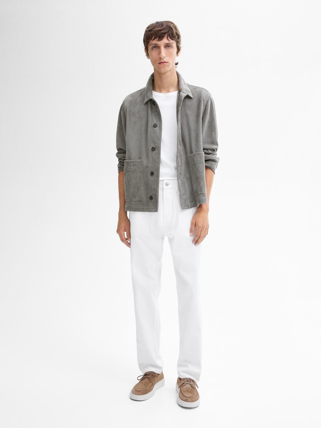

Джинсы свободного покроя Massimo Dutti, белый