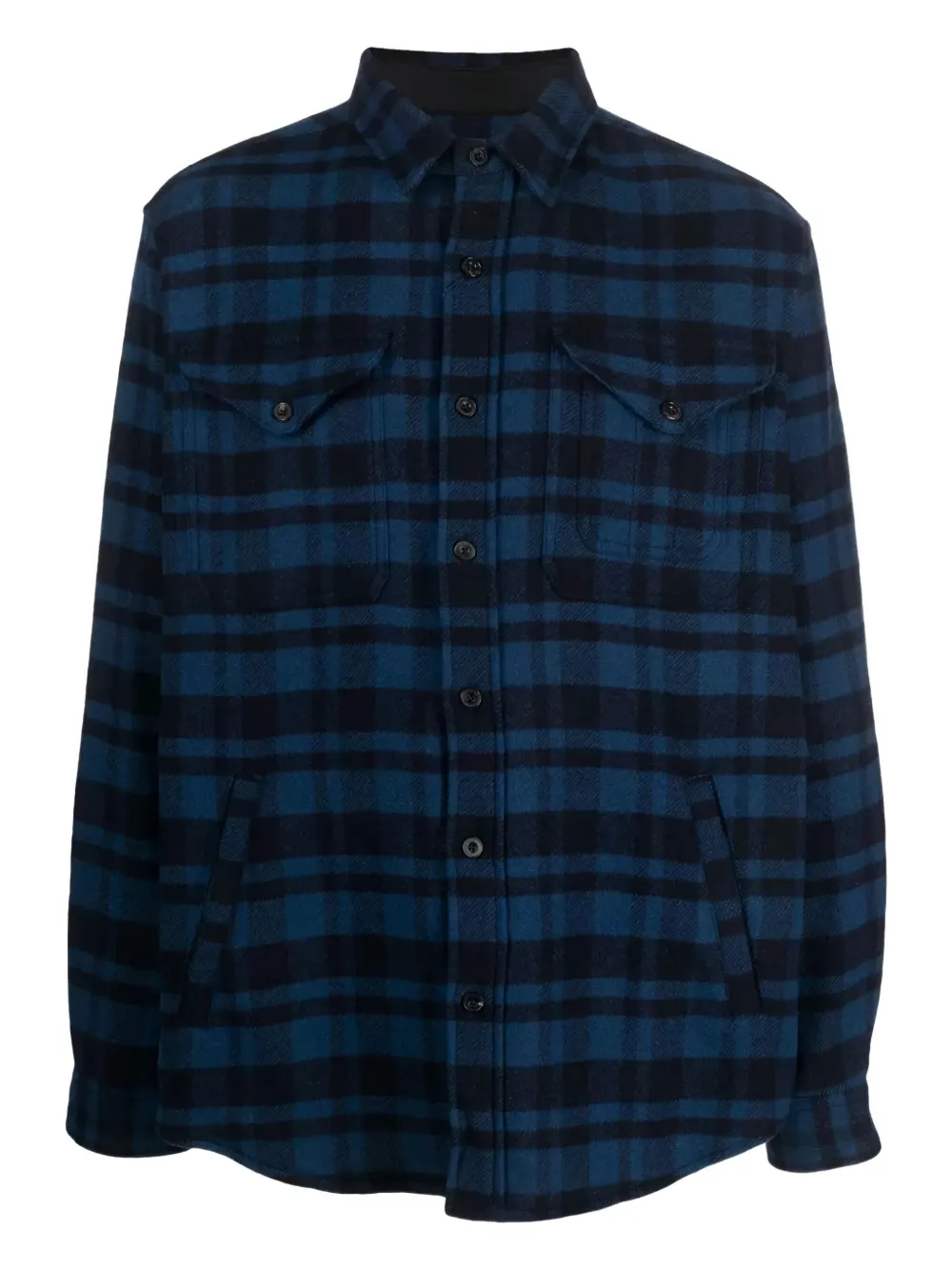 

Клетчатая рубашка с длинными рукавами POLO RALPH LAUREN, синий