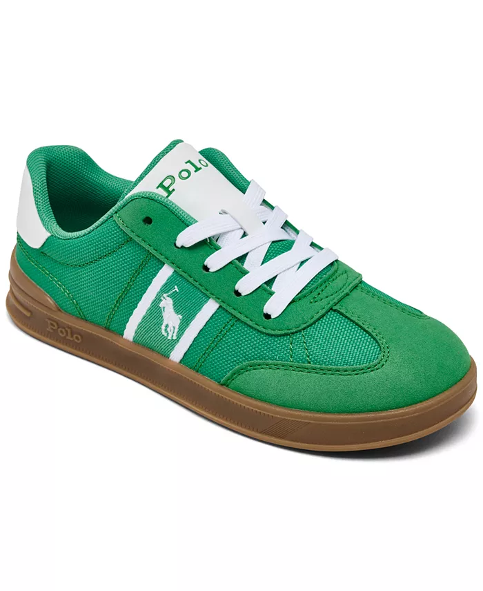

Детские повседневные кеды Heritage Court III T-Toe от Finish Line Polo Ralph Lauren, зеленый