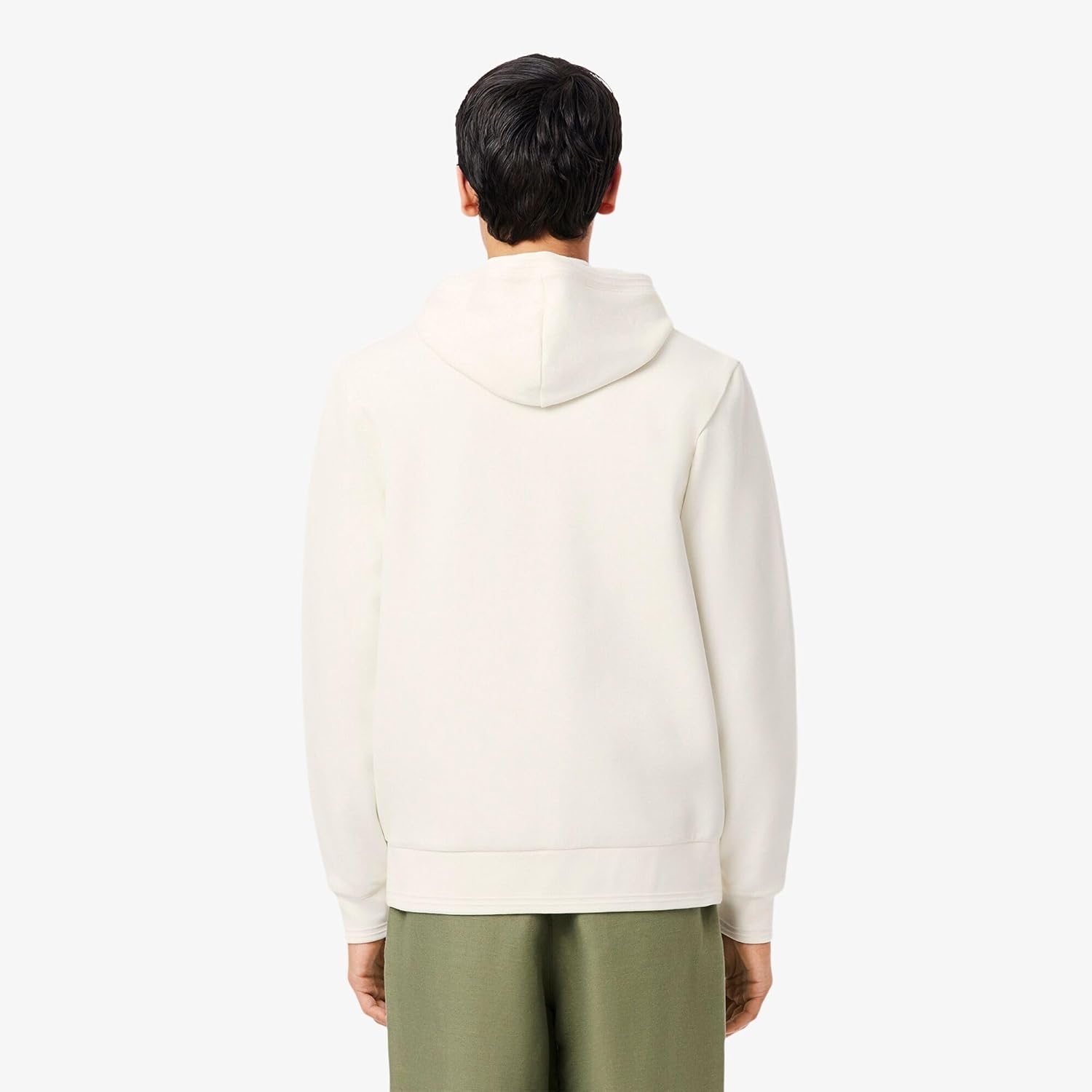 Мужская толстовка Lacoste (официальная) Толстовка на молнии Laurel Circle, белый — фото 3