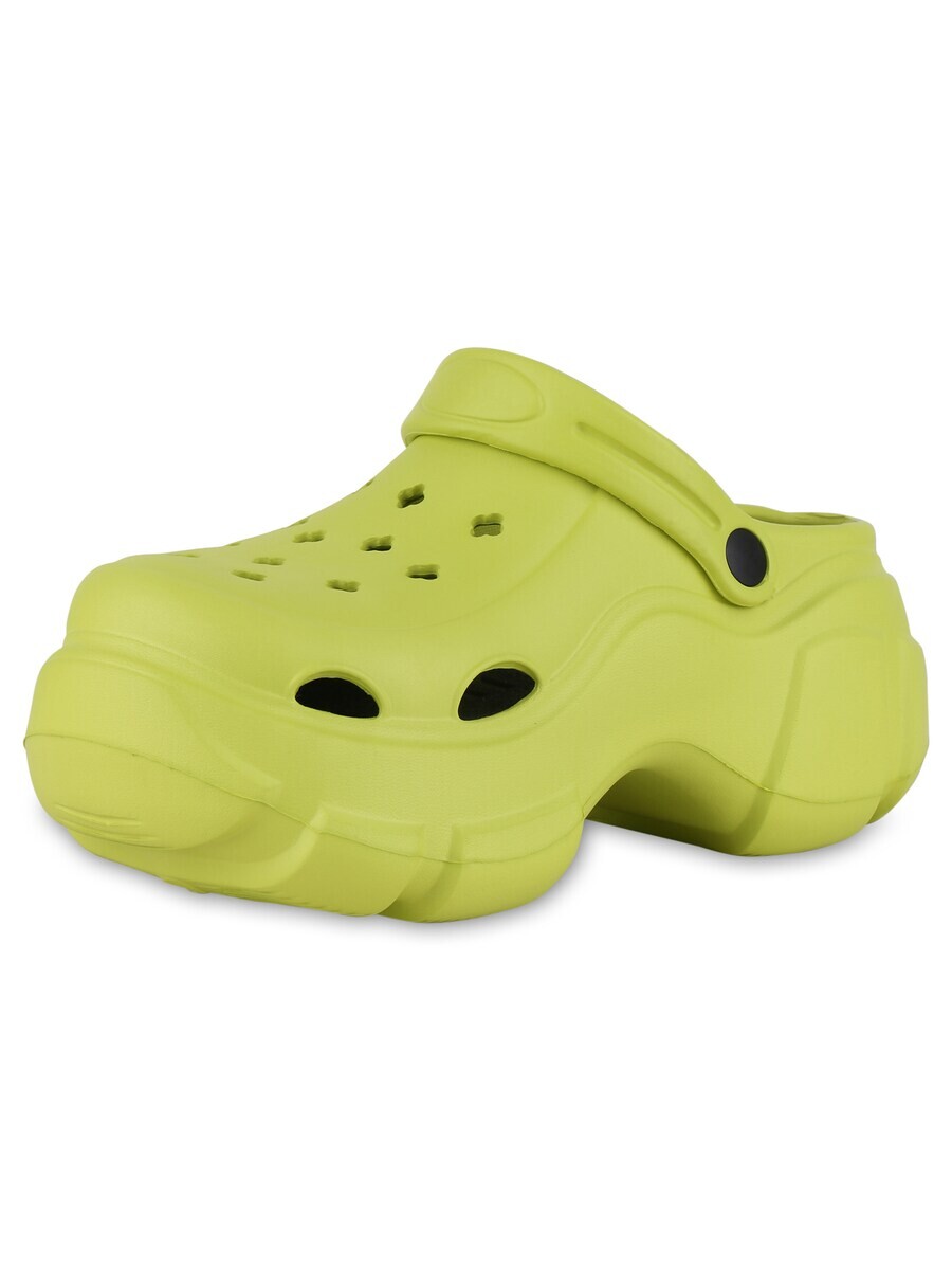 

Сабо Van Hill Clogs Aurora, неоновый зеленый
