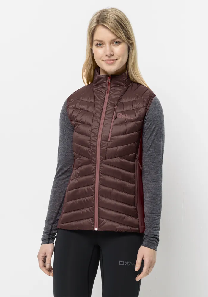 

Функциональный жилет Jack Wolfskin "ROUTEBURN PRO INS VEST W", бордовый