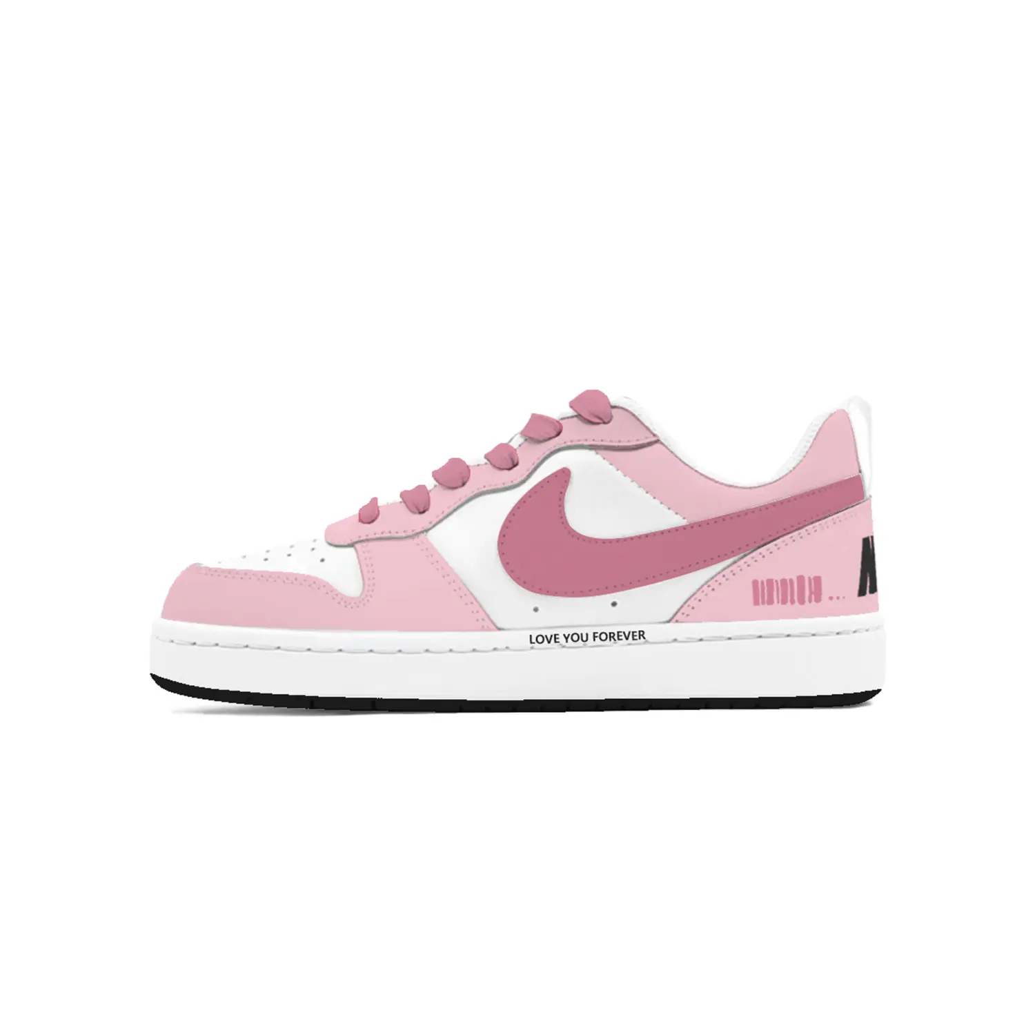 

Детские, подростковые, противоскользящие, износостойкие, низкие кроссовки для скейтбординга Court Borough Nike, белый