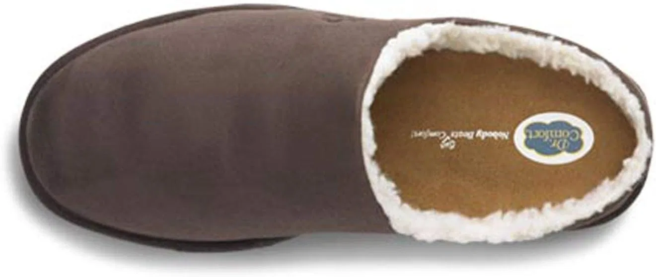 Мужские лечебные тапочки Dr.Comfort Easy DR. COMFORT, Chocolate Brown — фото 2