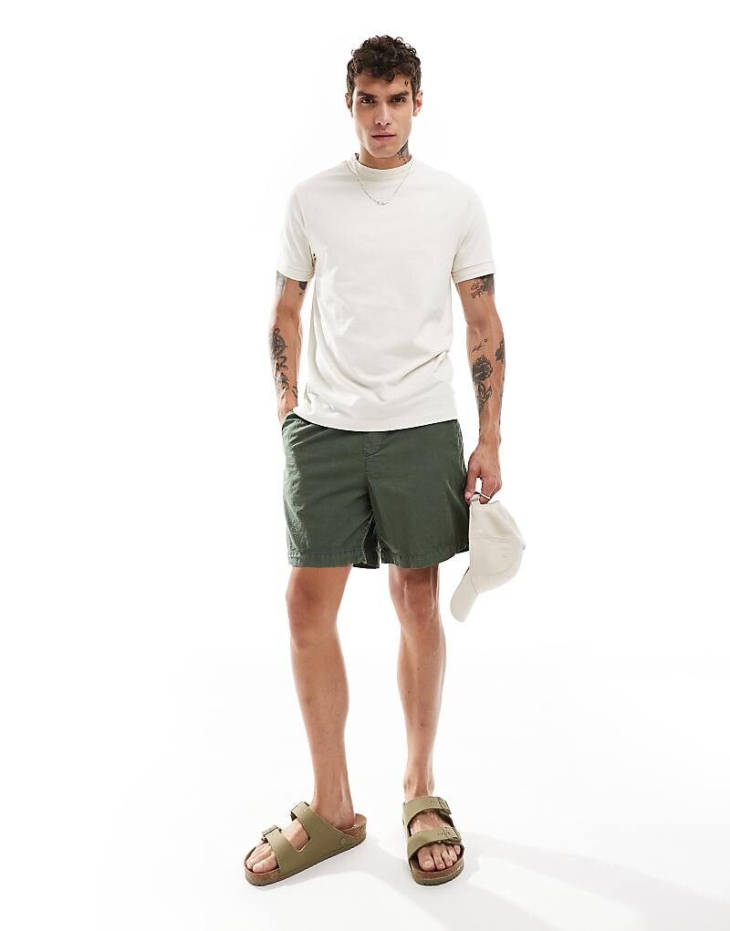 

ASOS DESIGN – фактурная футболка цвета экрю
