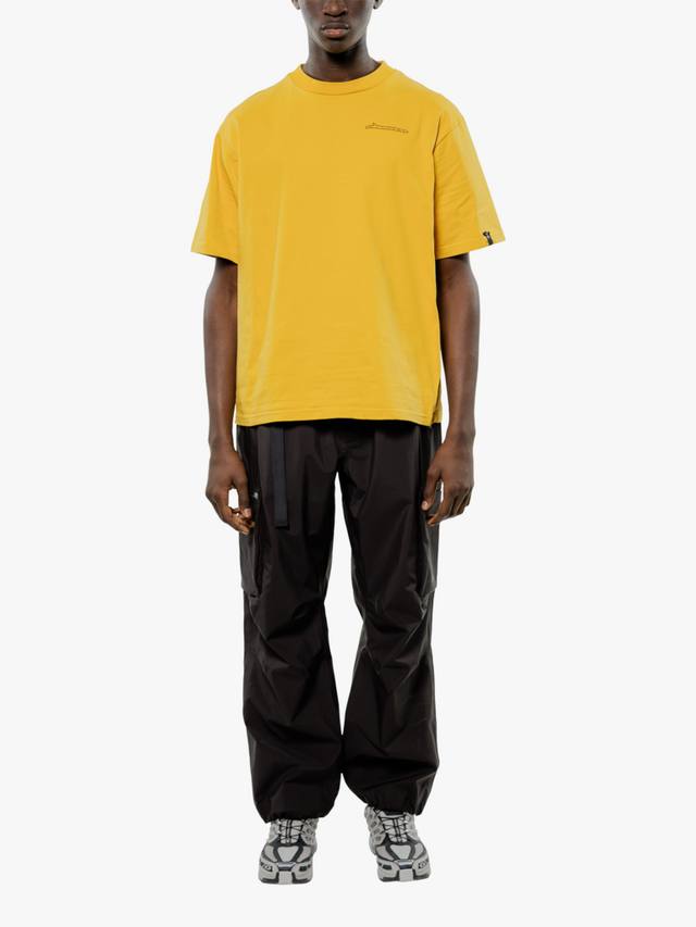 

Футболка Rill Organic Cotton Regular Fit с принтом логотипа ELLIKER, Mustard