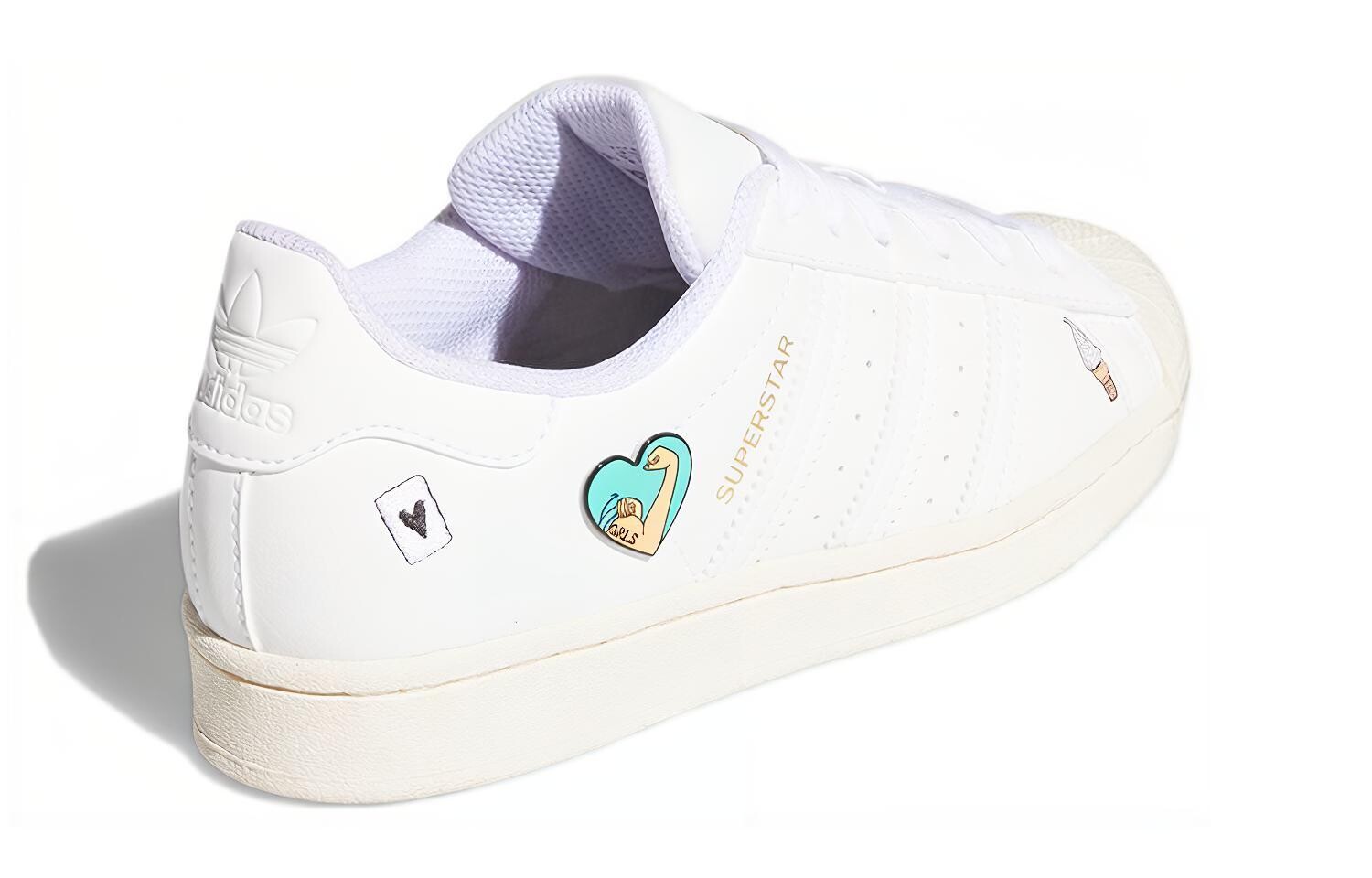 Детские кроссовки для скейтбординга adidas originals Superstar Kids — фото 2