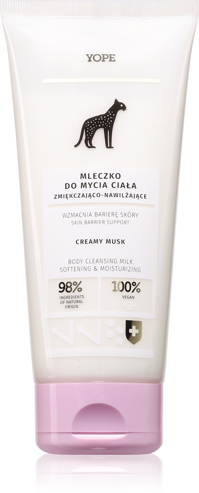 

Смягчающий гель для душа с кремовым мускусом и увлажняющим эффектом Yope, 200 мл