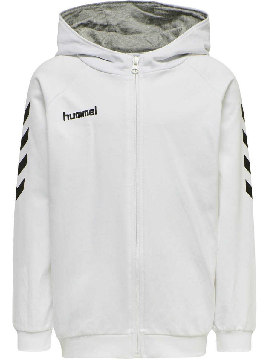 

Спортивная толстовка с капюшоном на молнии Hummel, натуральный белый