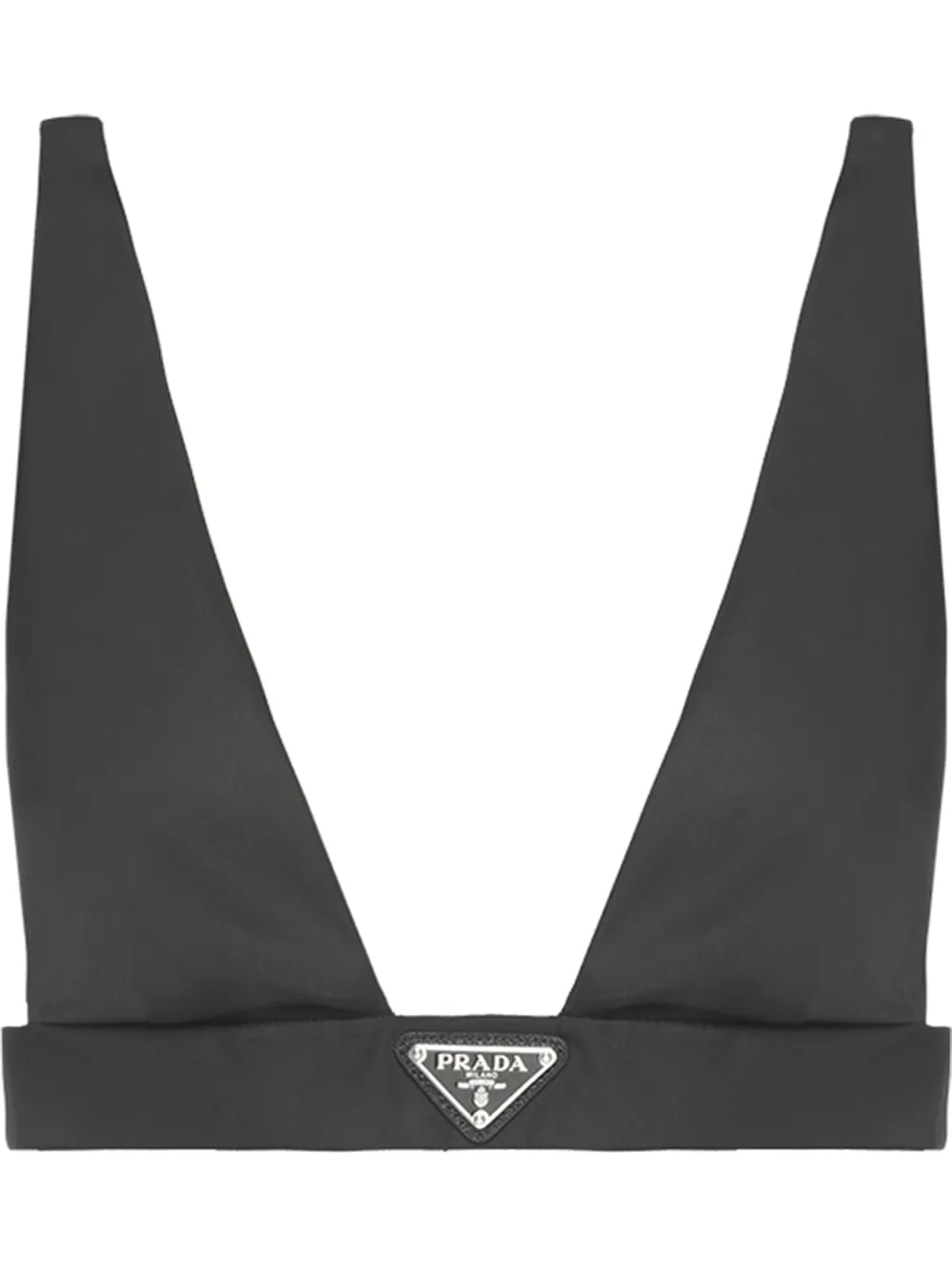 

Бюстгальтер-бралетт Re-Nylon Prada, черный
