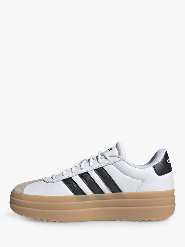 Придворные кроссовки со смелым контрастным носком adidas, белый/черный — фото 4