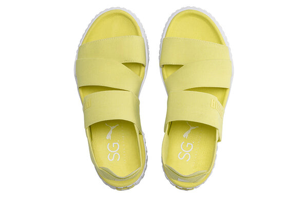 Сандалии selena gomez x cali sandal yellow Puma, желтый — фото 3