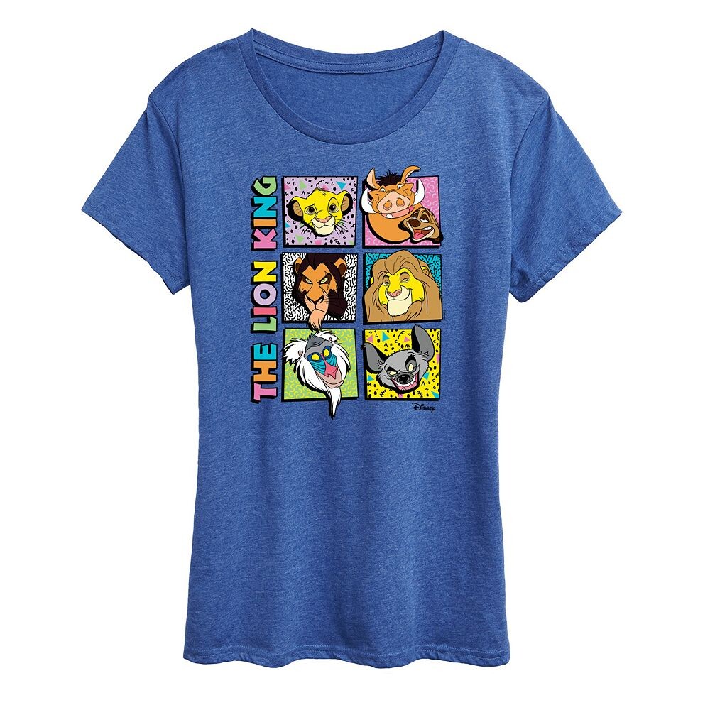

Женская футболка с рисунком Disney's Lion King, цвет Heather Royal Blue