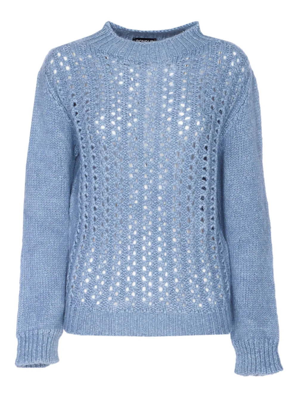 

Вышитый свитер с воротником-стойкой DONDUP, синий