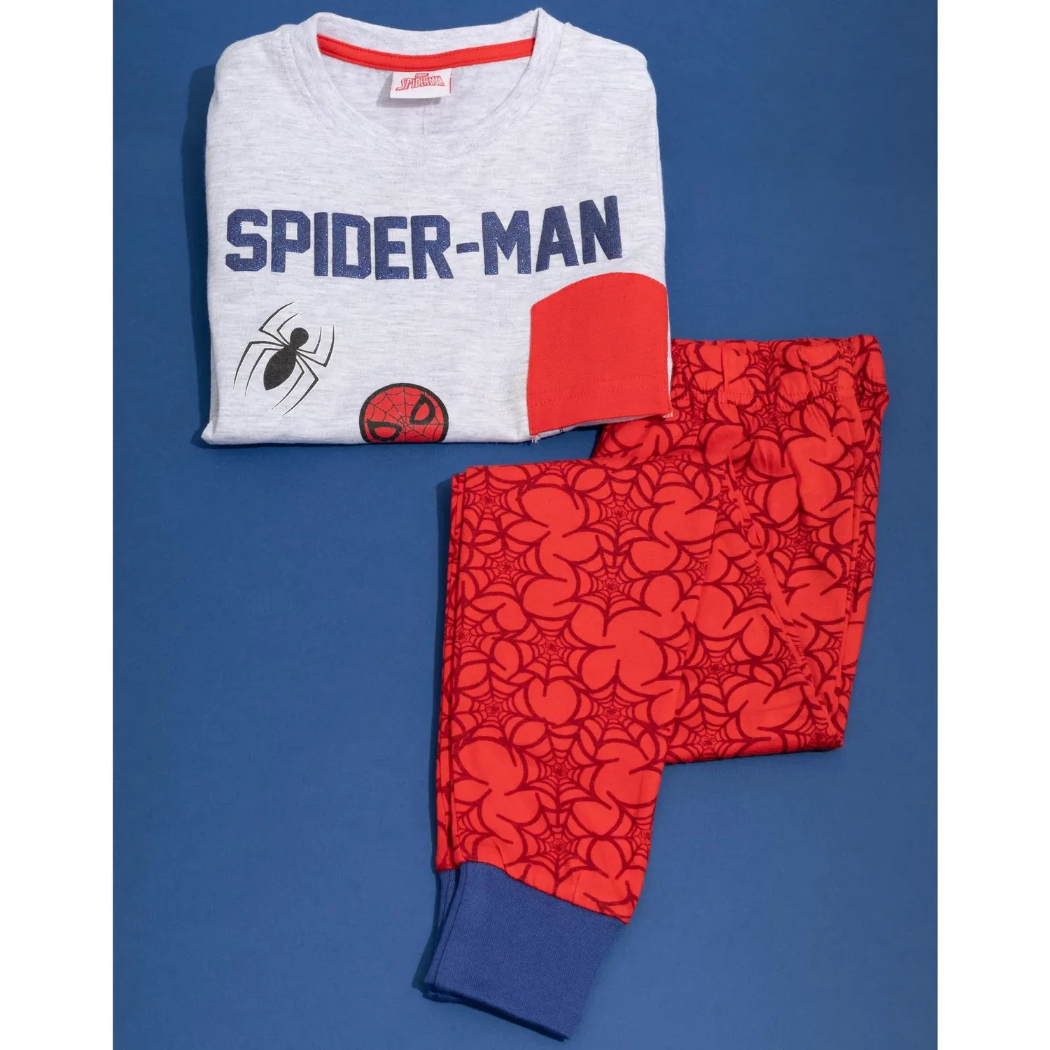 Пижама детская с коротким рукавом Marvel Spider-Man, красный — фото 3