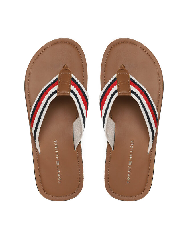 

Шлепанцы Tommy Hilfiger Leather Beach Sandal FM0FM04548, красочный