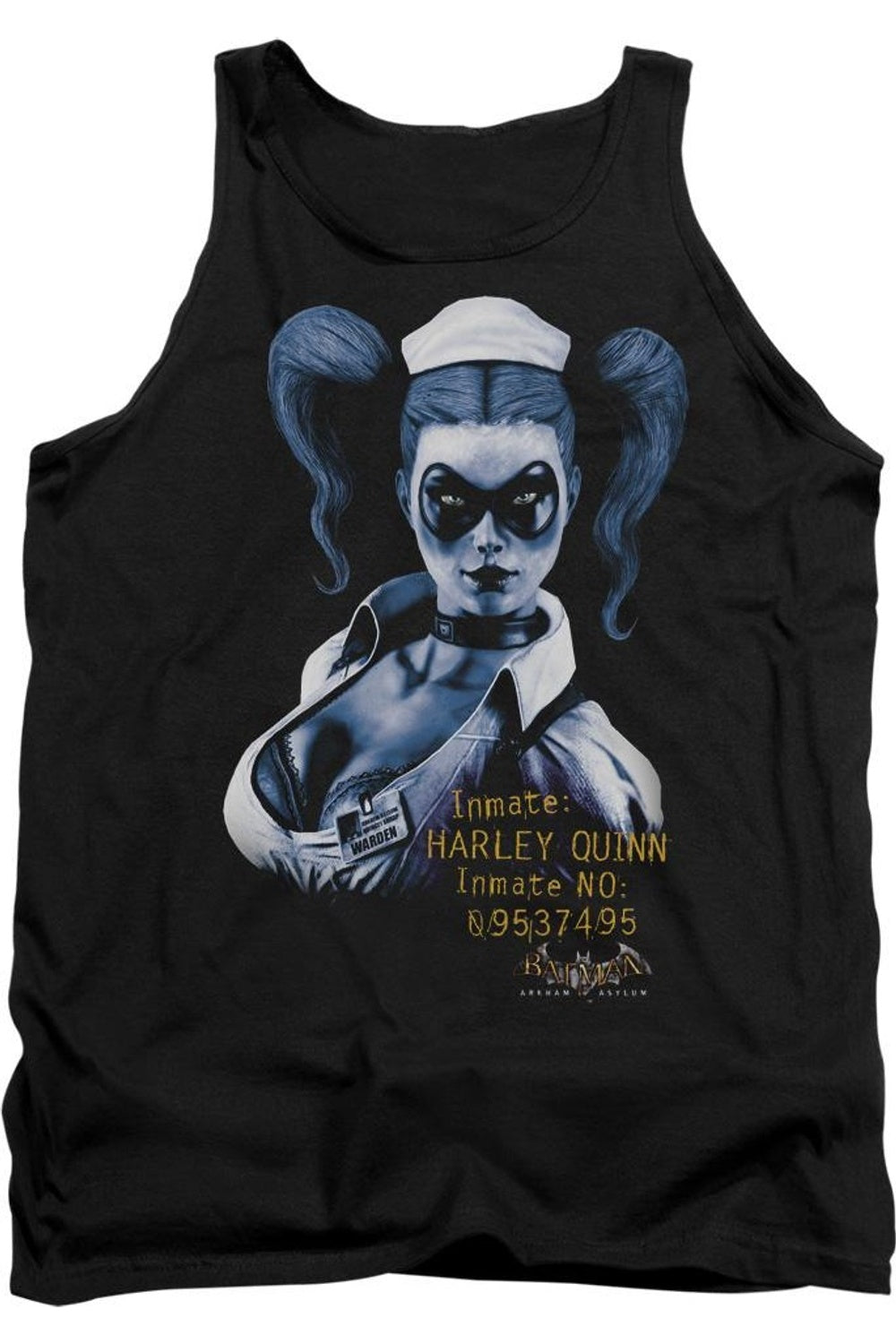 

Batman Arkham Asylum Arkham Harley Quinn взрослая майка Gildan, черный