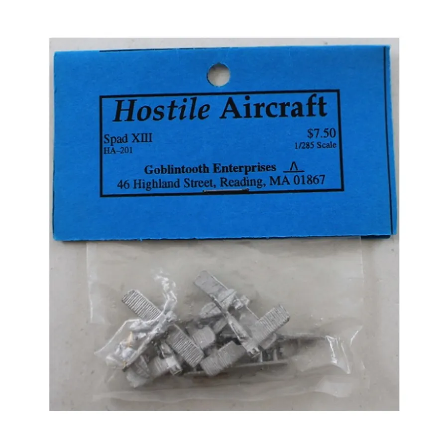 

Спэд XIII, Hostile Aircraft Miniatures - France Great War (1:285)