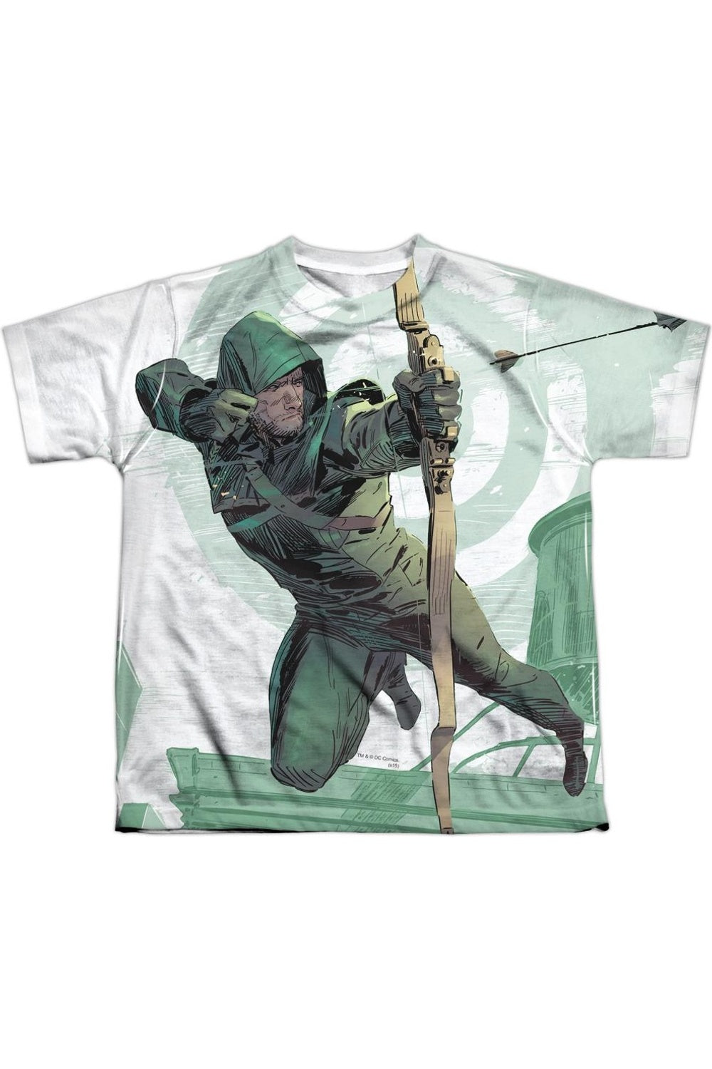

Футболка Arrow City Bullseye с коротким рукавом для детей Gildan, белый