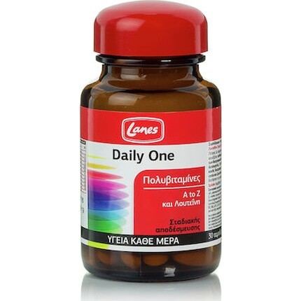 

Lanes Multi Daily One Мультивитамины для энергии и тонуса - 30 таблеток Lane’S