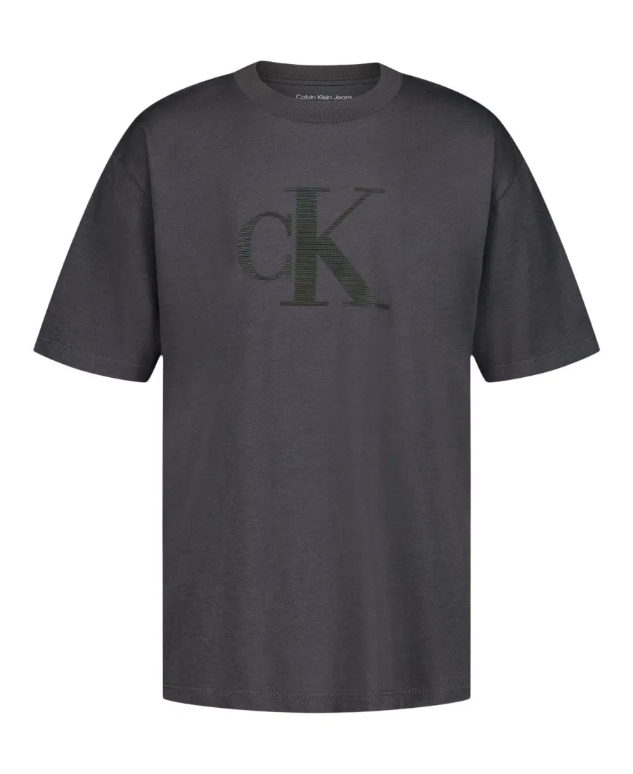Детская футболка с коротким рукавом, размер 8-20 (линейный крой) Calvin Klein