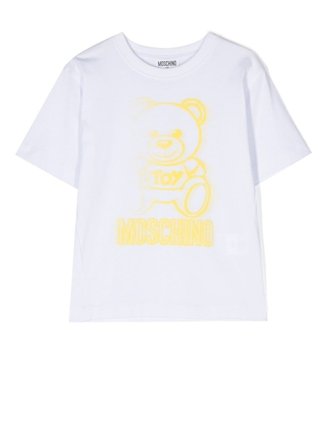 

Футболка с принтом Moschino Kids, белый