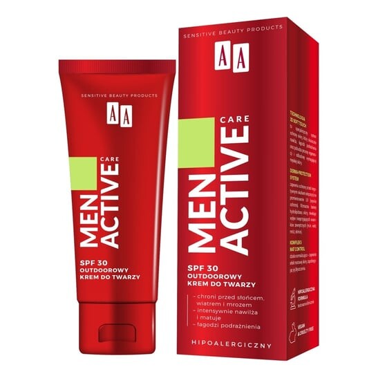 

Открытый крем для лица SPF30, 50 мл AA Men Active Care