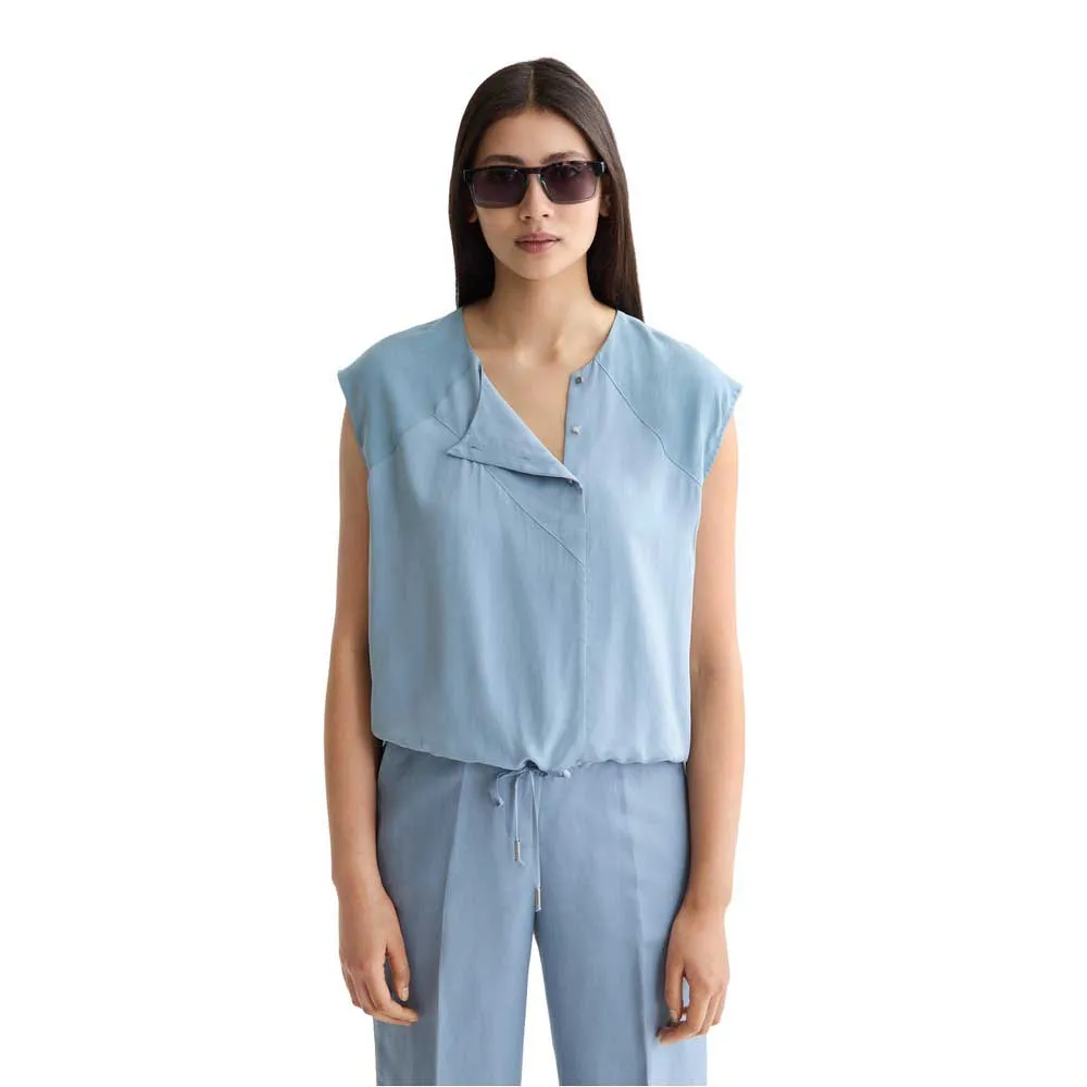 

Футболка без рукавов Scotch & Soda Drawstring Waisted, синий