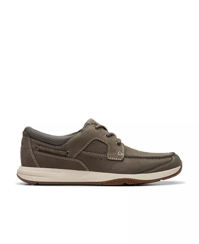 Коллекция мужских туфель Sailview Lace Clarks, загар/бежевый — фото 2