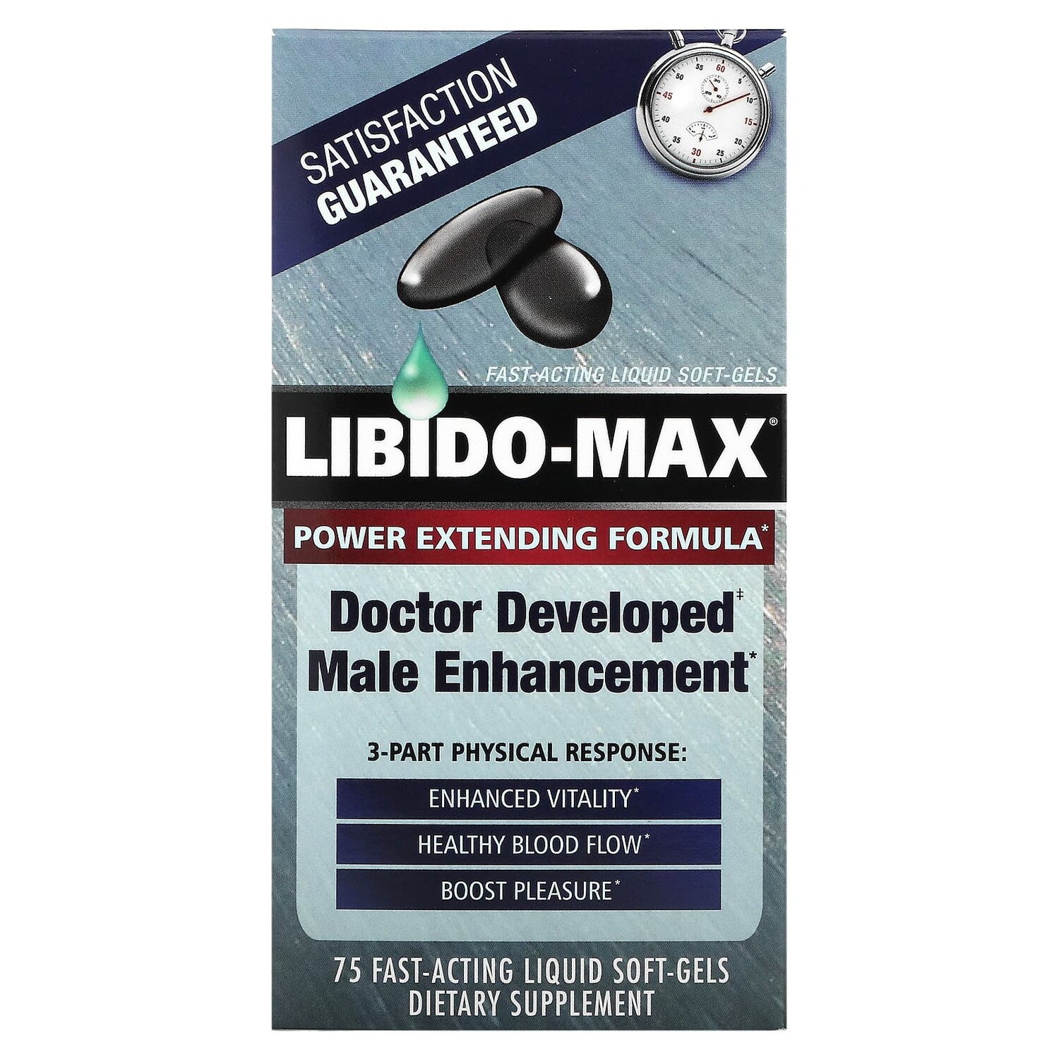 

Applied Nutrition Libido-Max 75 быстродействующих жидких гелевых капсул