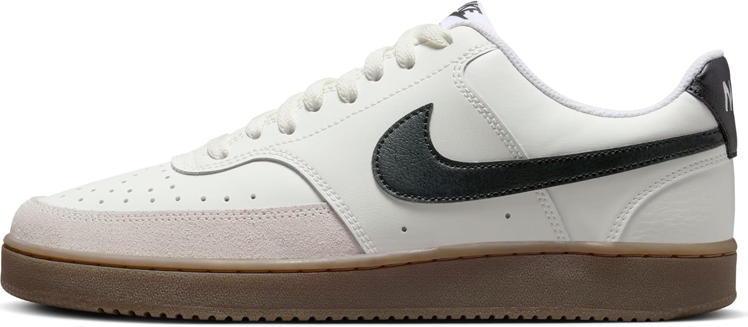 

Мужские кроссовки NIKE Court Vision FQ8075 Leather 133 White Original AI 2024, White Black