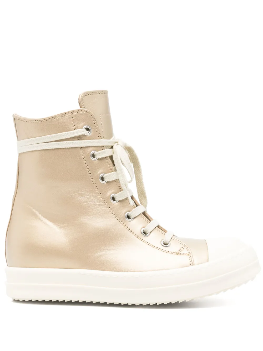 Высокие кеды Rick Owens, золотой