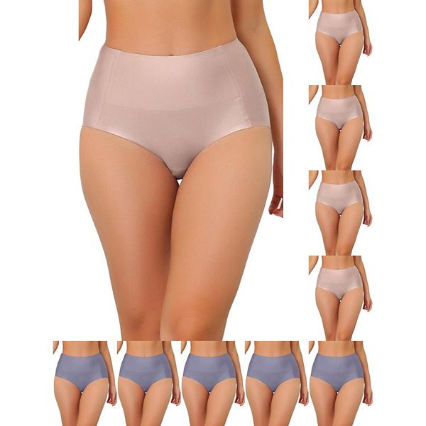 

10 упаковок женского корректирующего белья хай-вейст Inspire Chic, Light Pink Purple