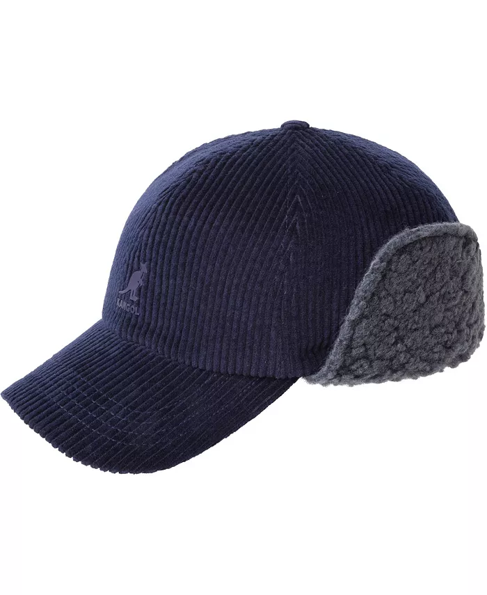 

Уютная бейсбольная шапка-ушанка Cozy Cord Kangol, синий