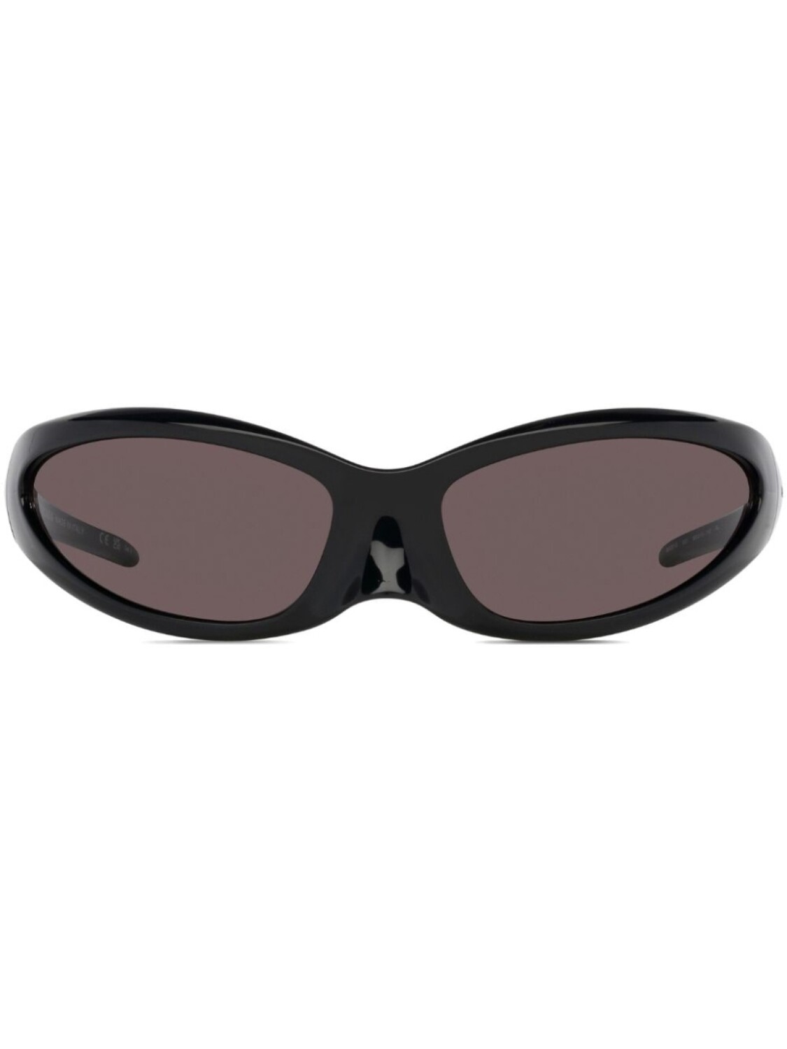 

Balenciaga Eyewear солнцезащитные очки с тисненым логотипом, черный