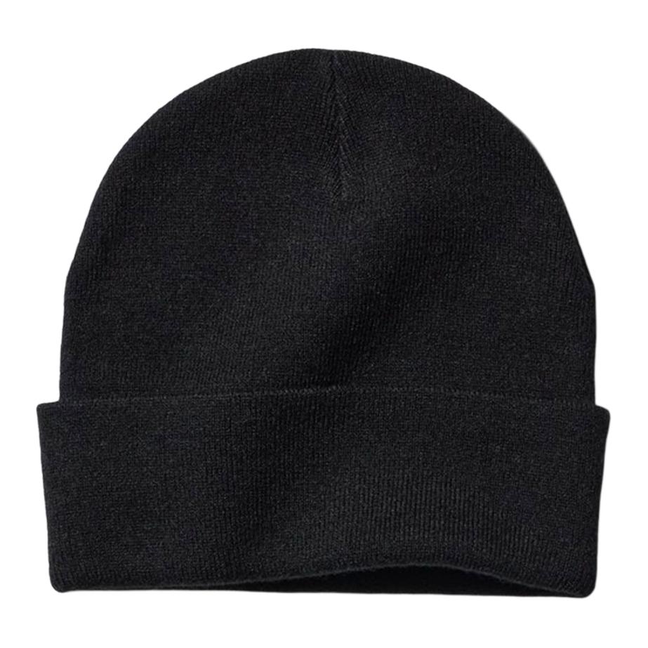 

UNIQLO Акриловая полиамидная шерстяная шапка унисекс серо-черная, Black