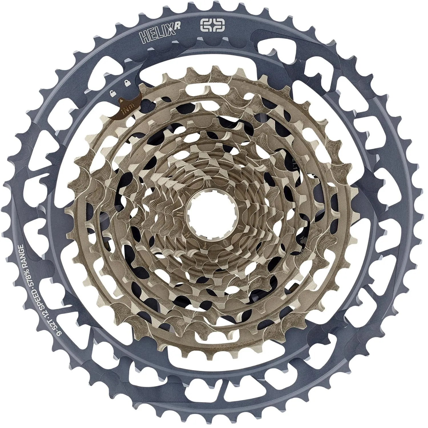 

Кассета Helix Race 12-скоростная 9-52T ethirteen, Grey