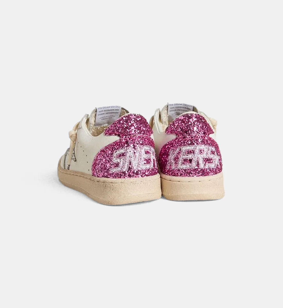 Низкие кеды Ballstar из телячьей кожи с пайетками GOLDEN GOOSE, мультиколор — фото 3