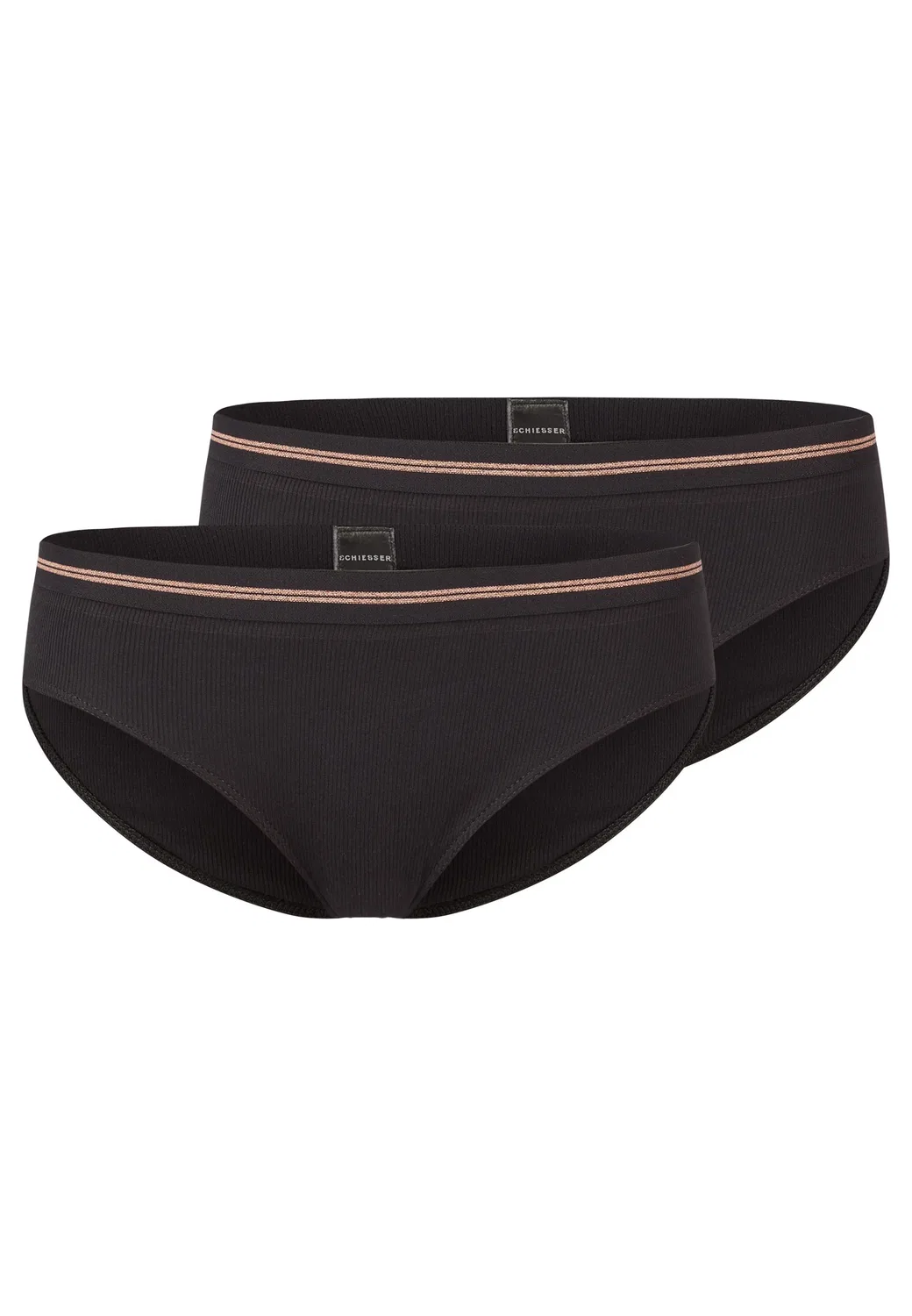 Трусы для девочек Long Life Cotton, Schiesser, черный