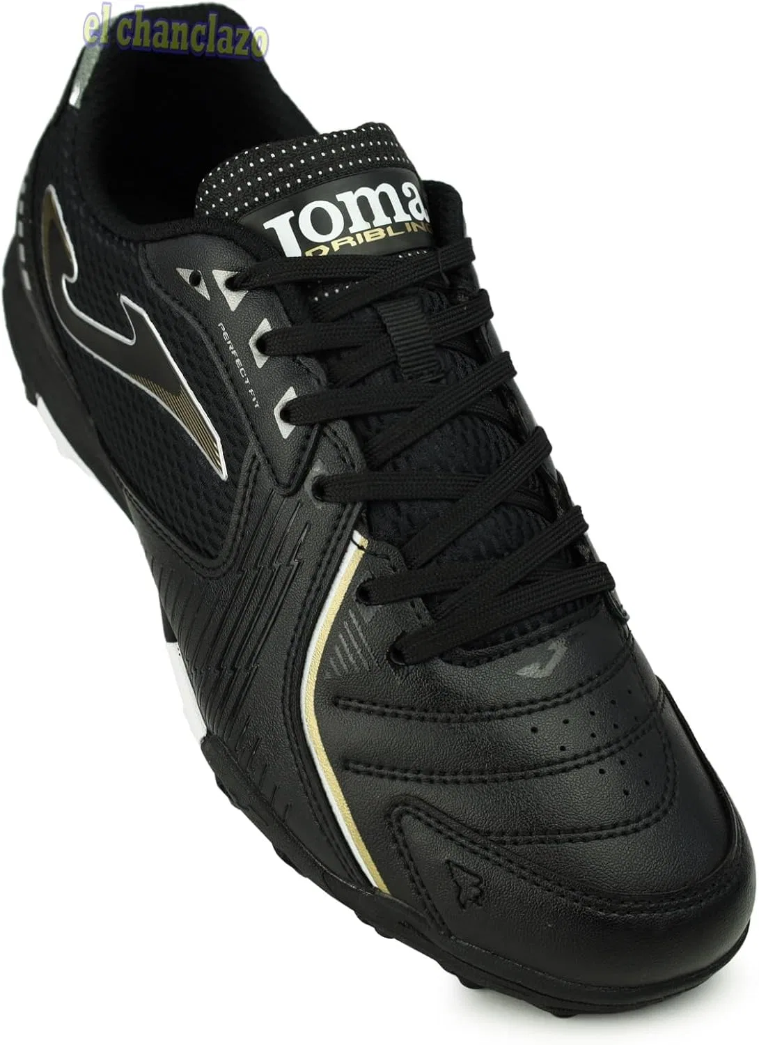 Кроссовки Joma Men's Turf Football, Black — фото 3