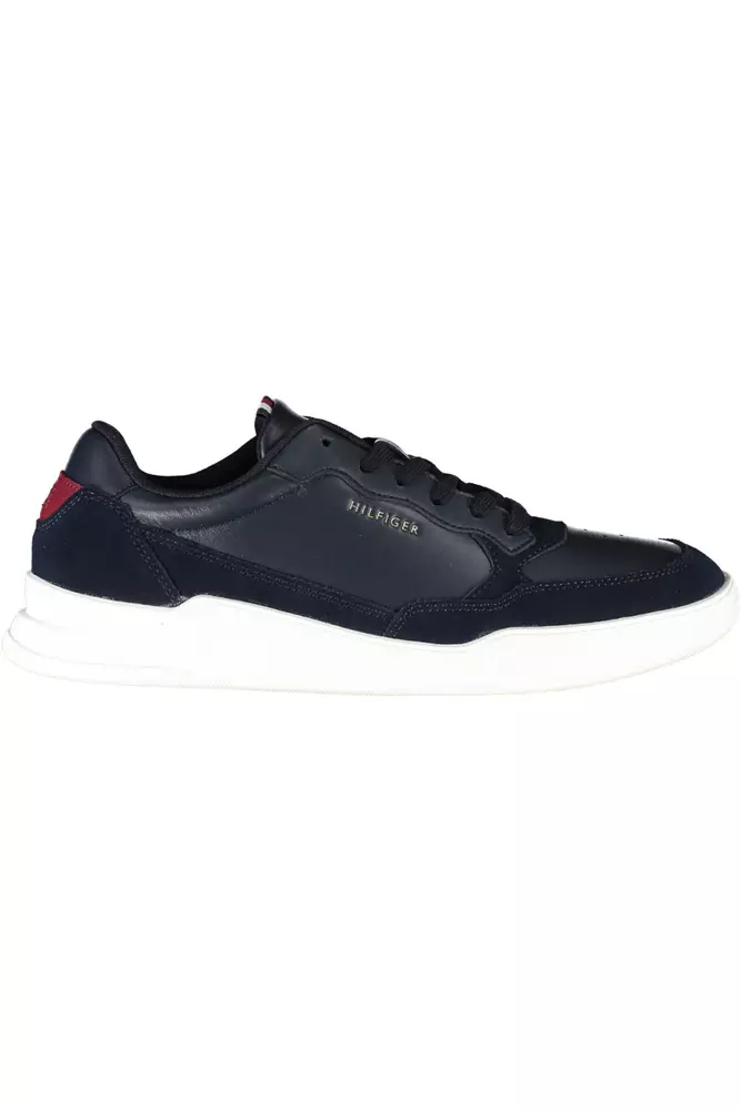 

Синие кожаные мужские кроссовки Tommy Hilfiger
