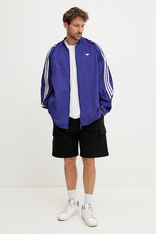 Куртка sst track top Adidas Originals, фиолетовый — фото 2