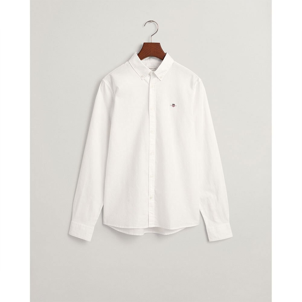 

Рубашка с длинным рукавом Gant Shield Oxford Bd Teen, белый