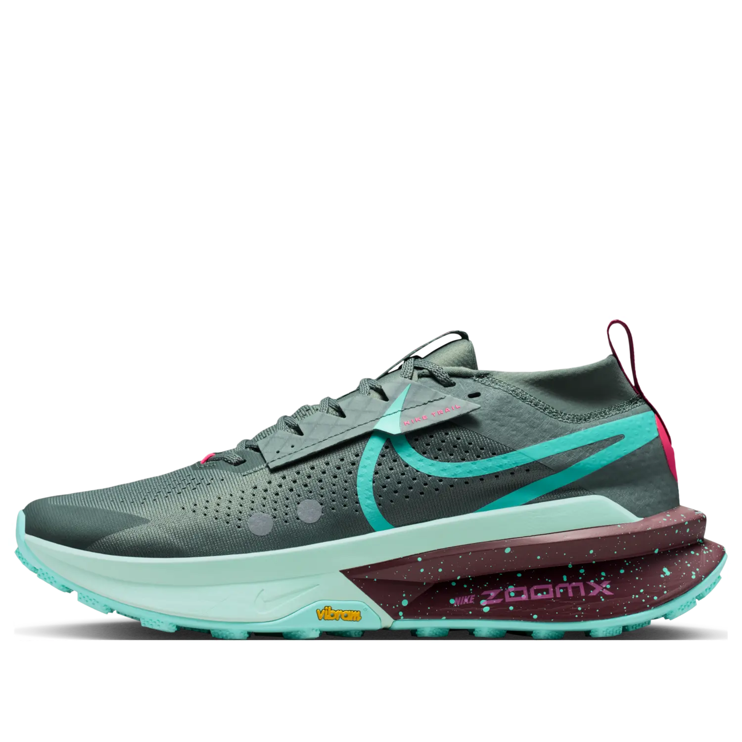 

Кроссовки Nike ZoomX Zegama 2 'Clay Green Mint Foam Burgundy'