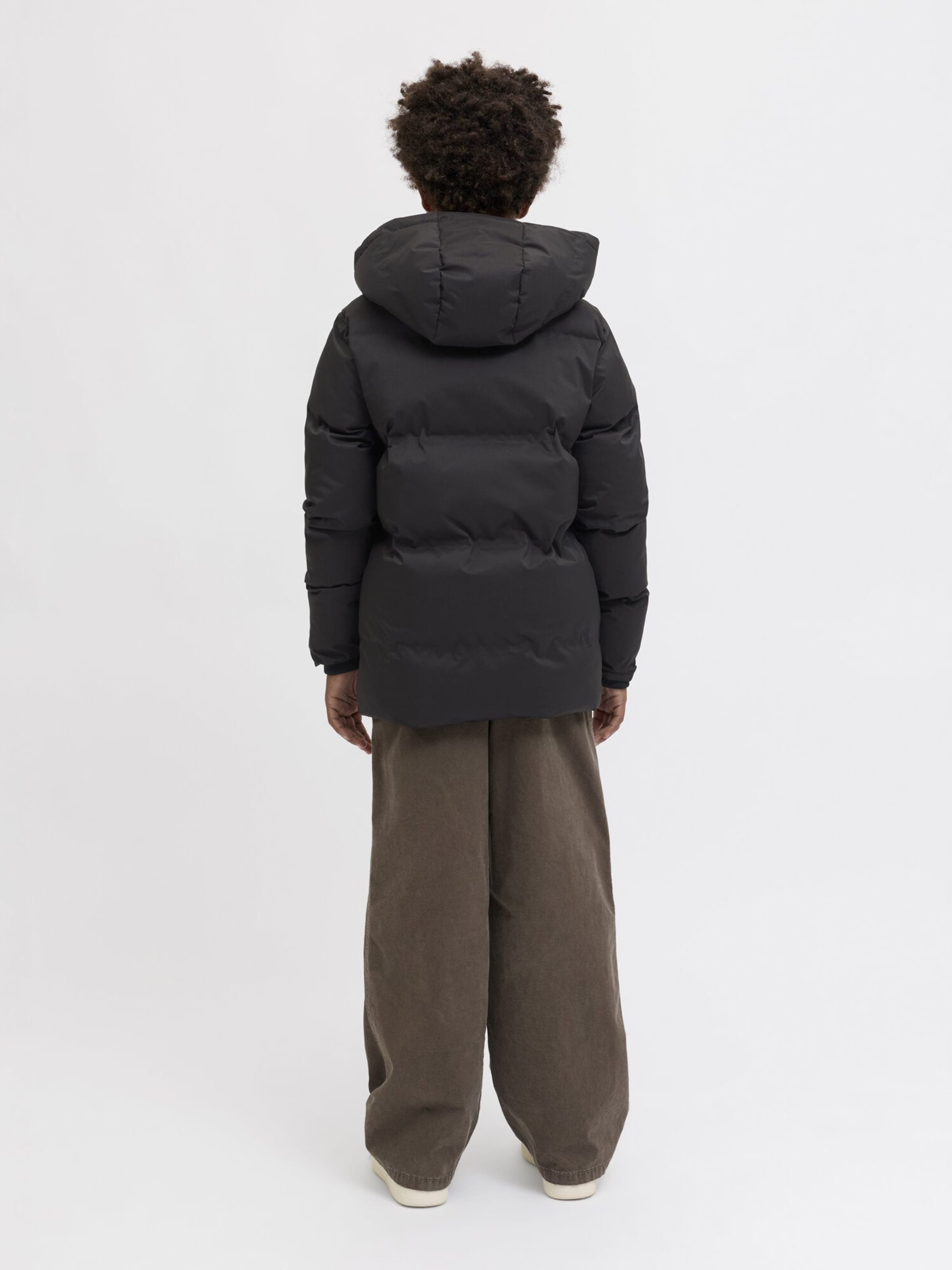 JACK & JONES Зимняя куртка в черном цвете — фото 3