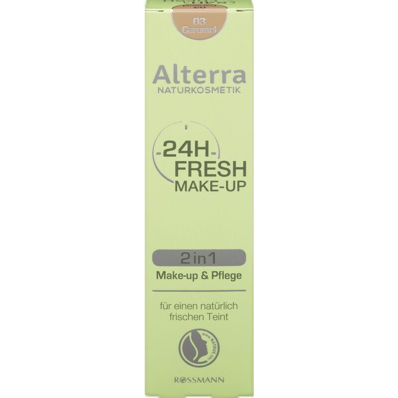 

24h Fresh Make-up 03 – Карамель Alterra NATURKOSMETIK, 30 ml
