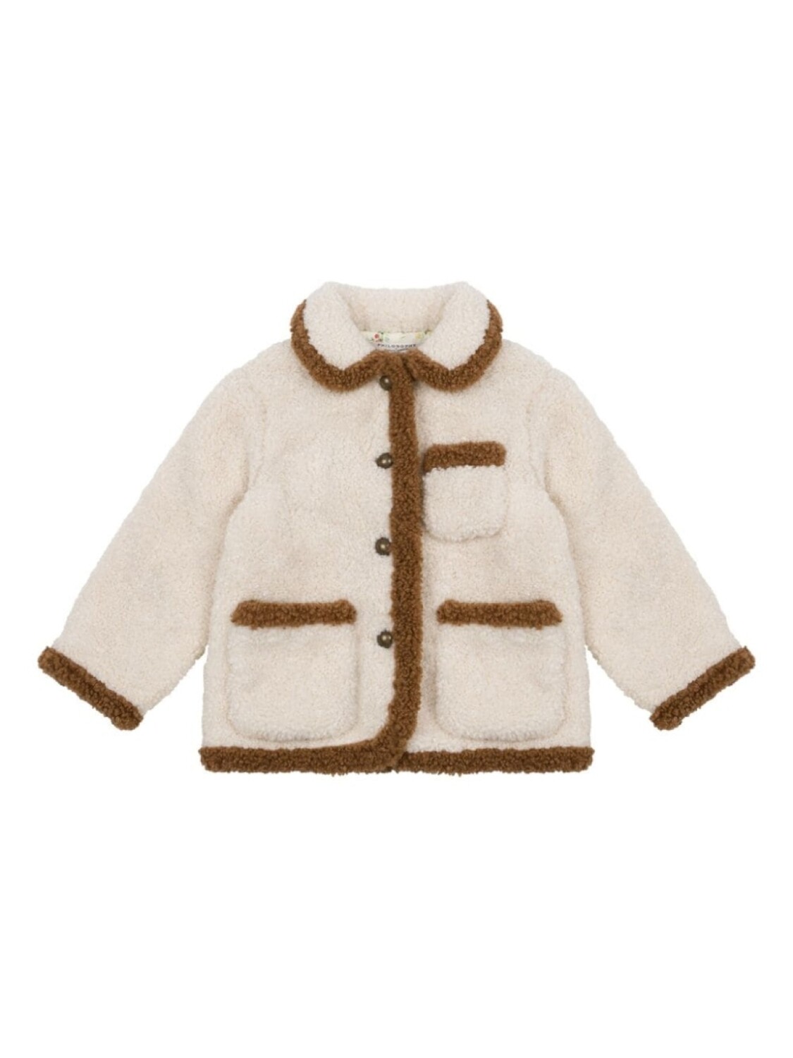 

Philosophy Di Lorenzo Serafini Kids куртка из искусственной овчины, нейтральный цвет