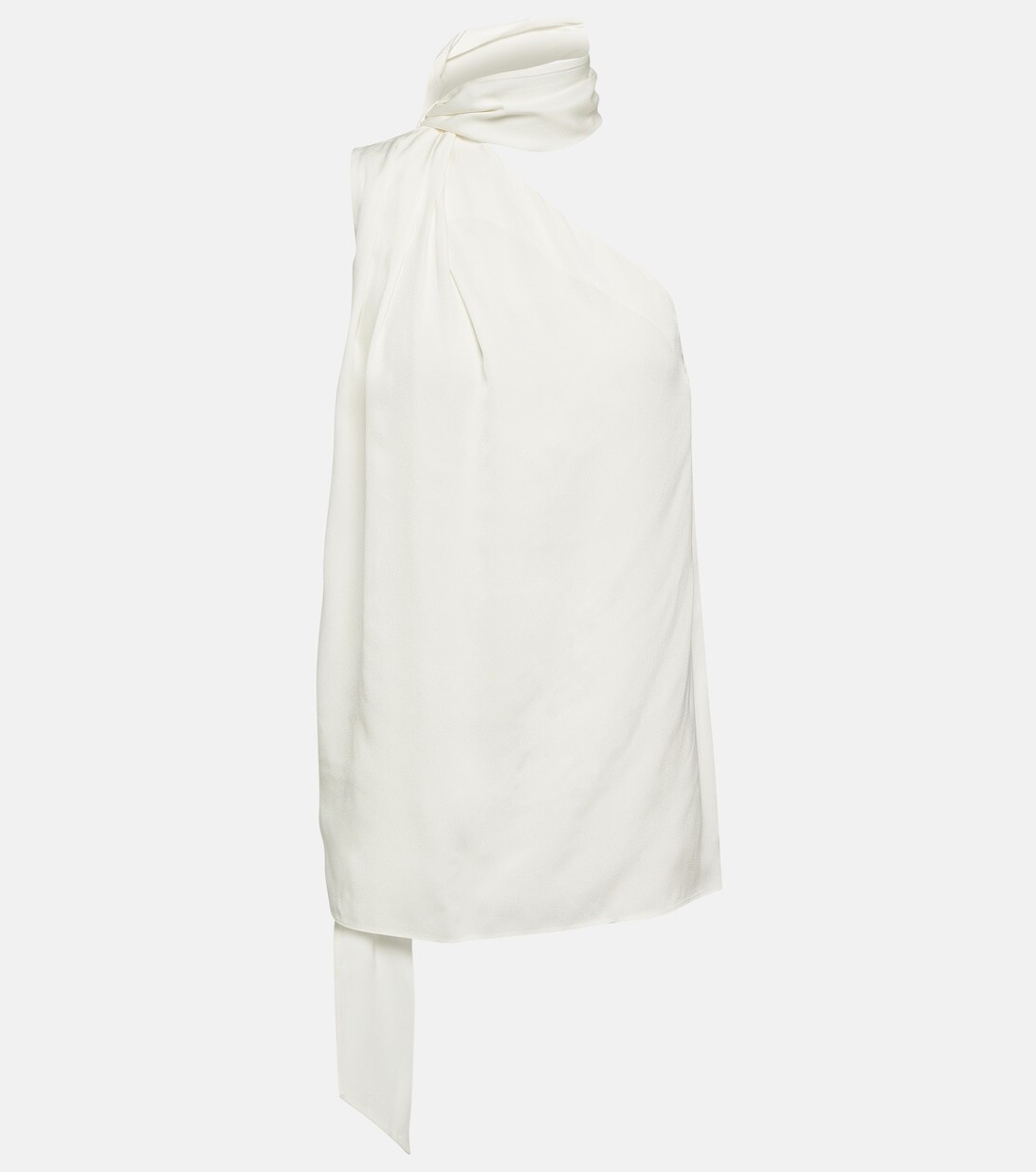 

Топ на одно плечо из крепа STELLA MCCARTNEY, белый